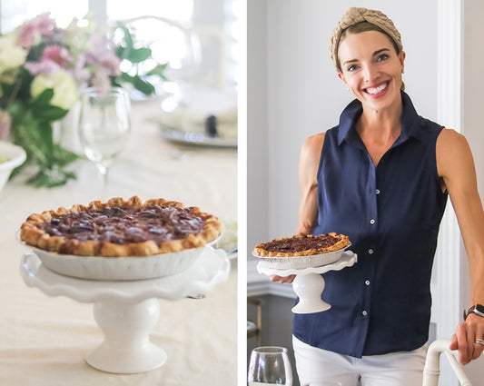 Healthy Pecan Pie by BeyondFit Mom