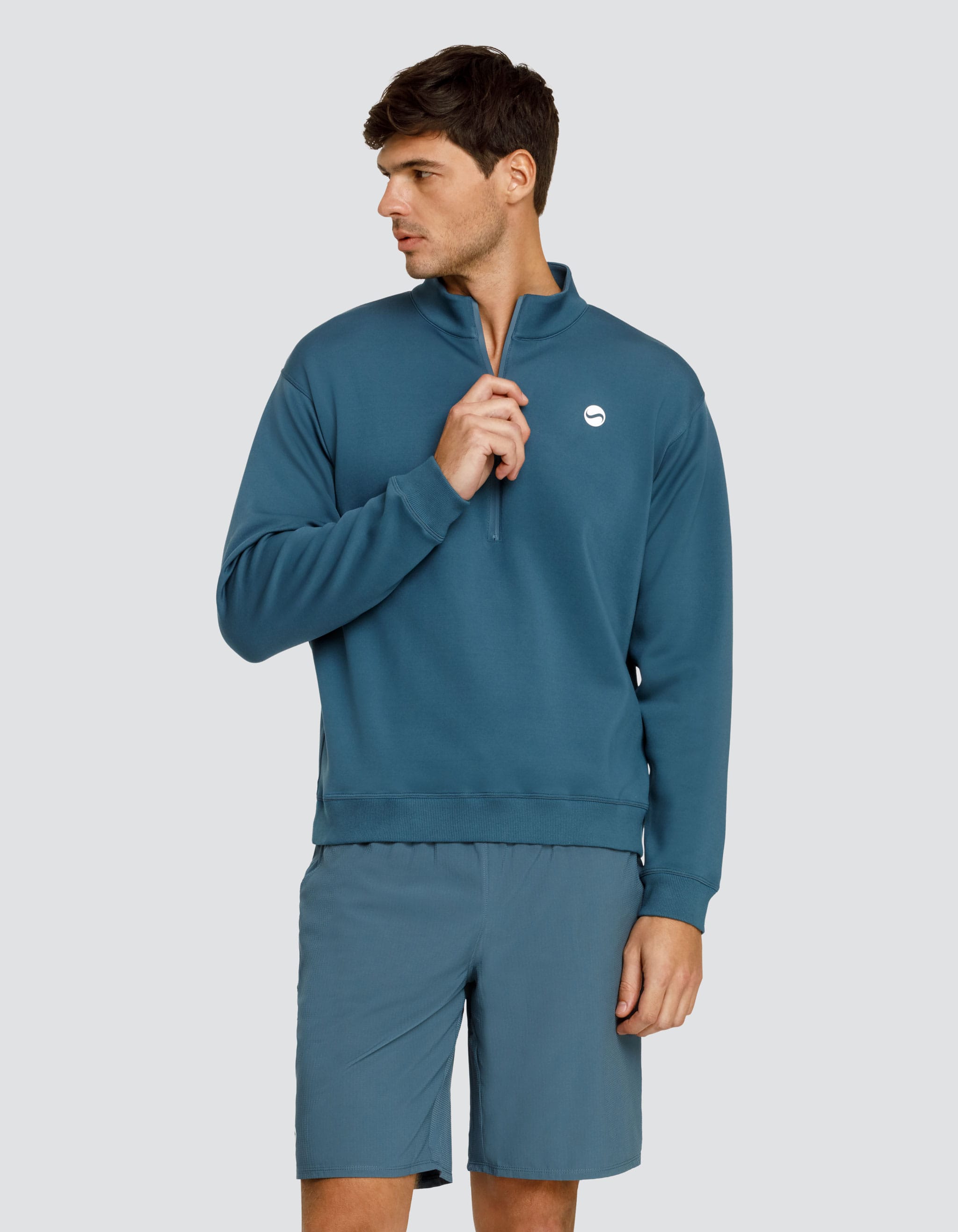 GERRY OVERSIZED QUARTER ZIP PULLOVER - MEN'S PICKLEBALL LONG