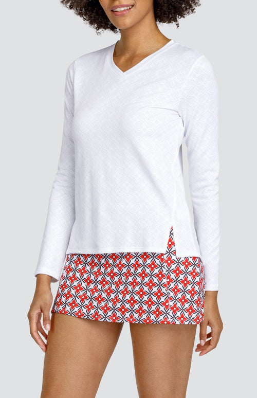 Santiago Top - Windmill Jacquard