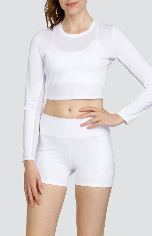 Saya Crop Top - Chalk White - FINAL SALE