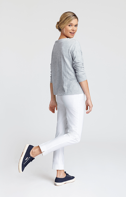 Pantalon cheville 28" Mulligan - Blanc craie