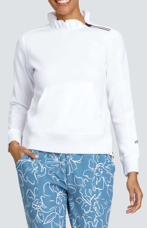 Condoleezza Chalk White Pullover