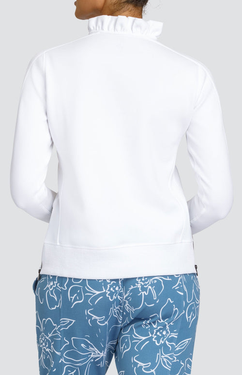 Condoleezza Chalk White Pullover