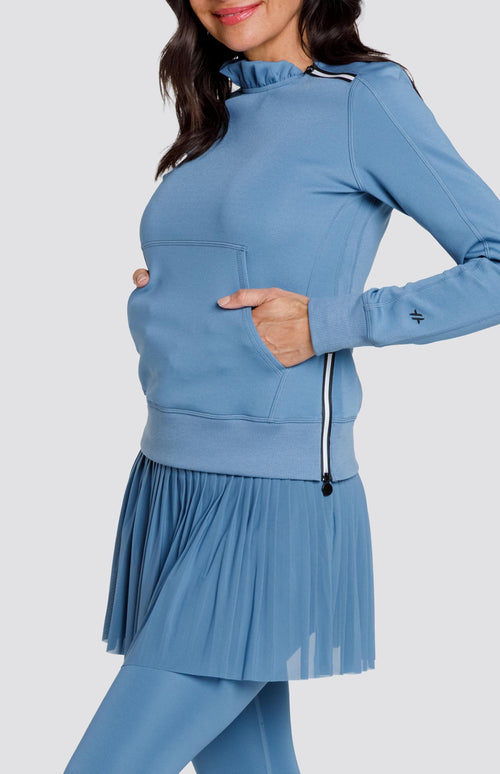 Condoleezza Copen Blue Pullover