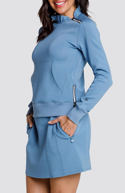 Condoleezza Copen Blue Pullover