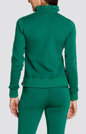 Condoleezza Fern Green Pullover