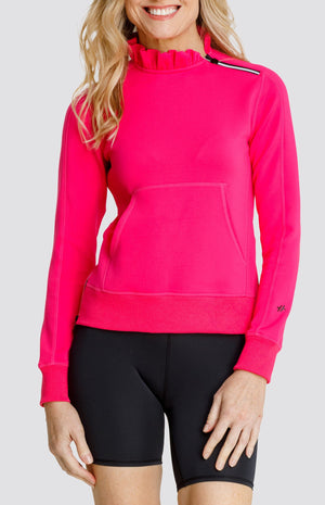 Condoleezza Vivid Pink Pullover