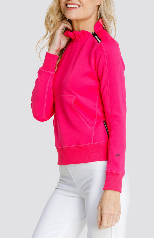 Condoleezza Vivid Pink Pullover
