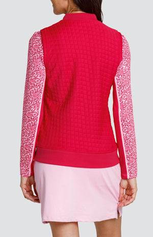 Cypress Vest - Hibiscus