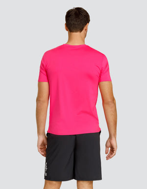 Ben Short Sleeve Top - Vivid Pink - FINAL SALE