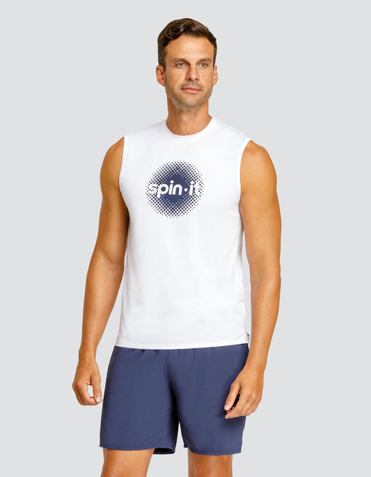 Josh Muscle Tank - Chalk White - FINAL SALE