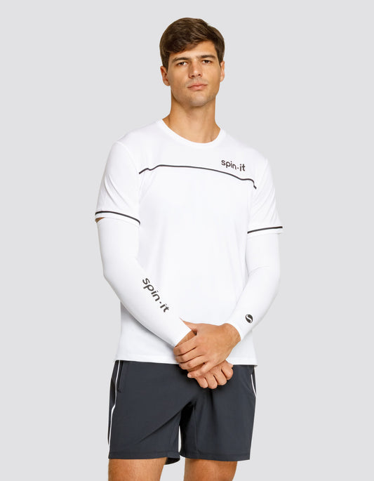 Elevate Compression Sleeves - Chalk White