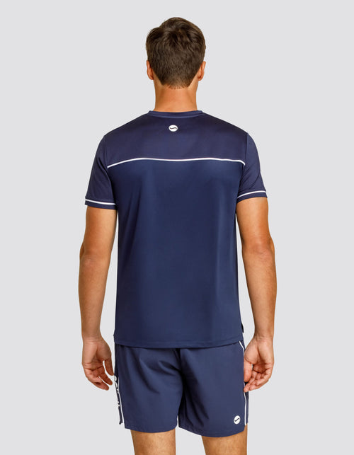 Lionel Short Sleeve Top - Navy Blue