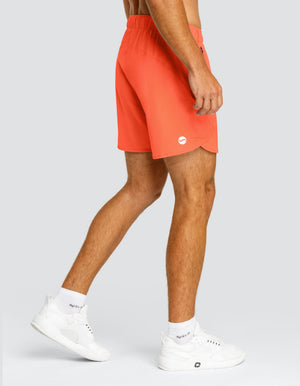 Thierry 6" Short - Hot Coral - FINAL SALE