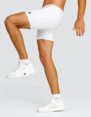 Kylian 6" Base Layer Shorts - Chalk White - FINAL SALE