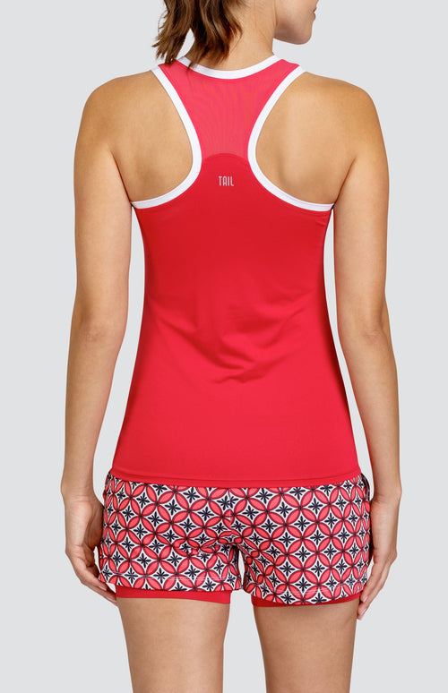 Evelyn Tank - Raspberry Wine - FINAL SALE