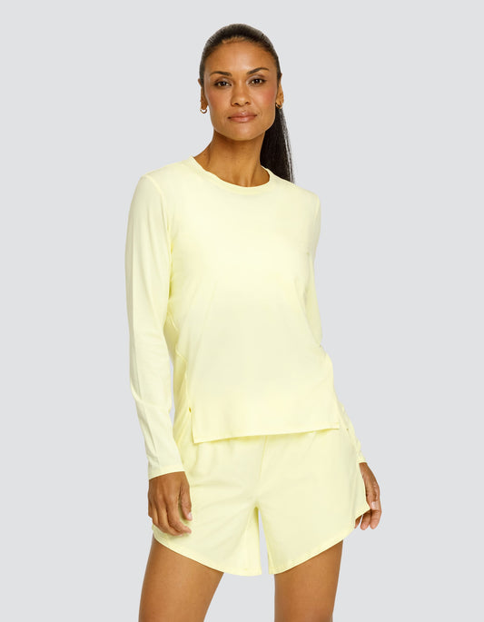 Friday Long Sleeve Top - Fresh Lemon - FINAL SALE