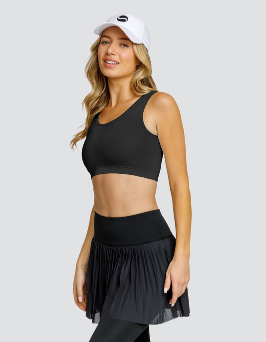 Barb Sports Bra - Onyx Black - FINAL SALE