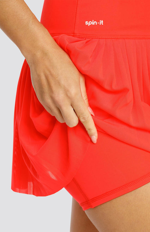 Seraphina 14.5" Skort - Flamenco