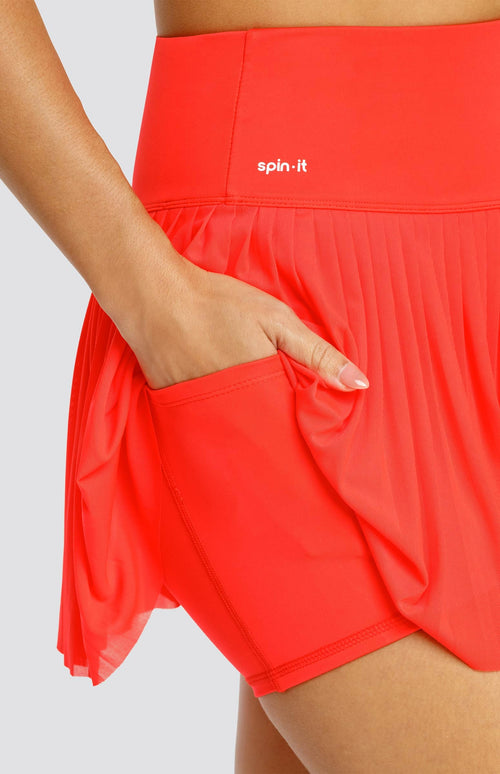 Seraphina 14.5" Skort - Flamenco