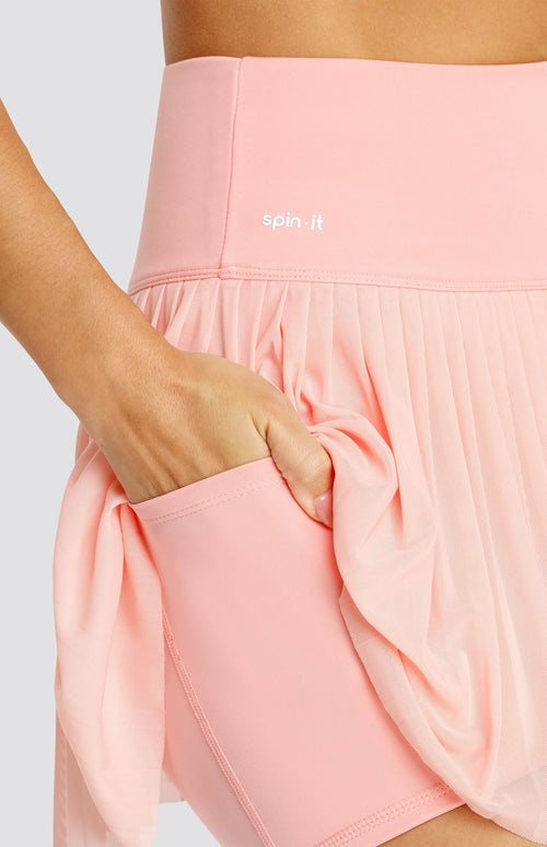 Seraphina 14.5" Skort - Quartz Pink