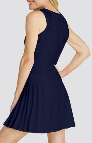 Sinaya 33" Dress - Navy Blue
