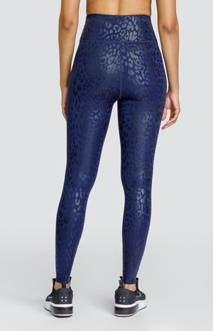 Runway 27" Leggings - Leopard Foil