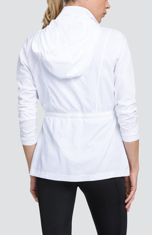 Nola Water Resistant Jacket - Chalk White