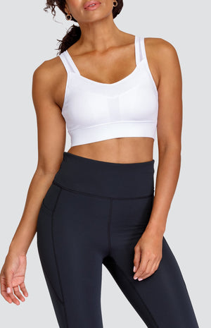 Elliot Sports Bra - Chalk White - FINAL SALE