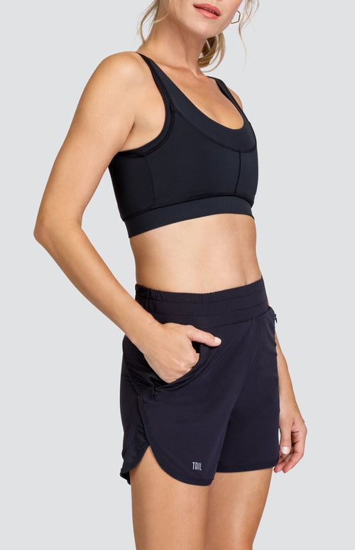 Laurent Sports Bra - Onyx Black