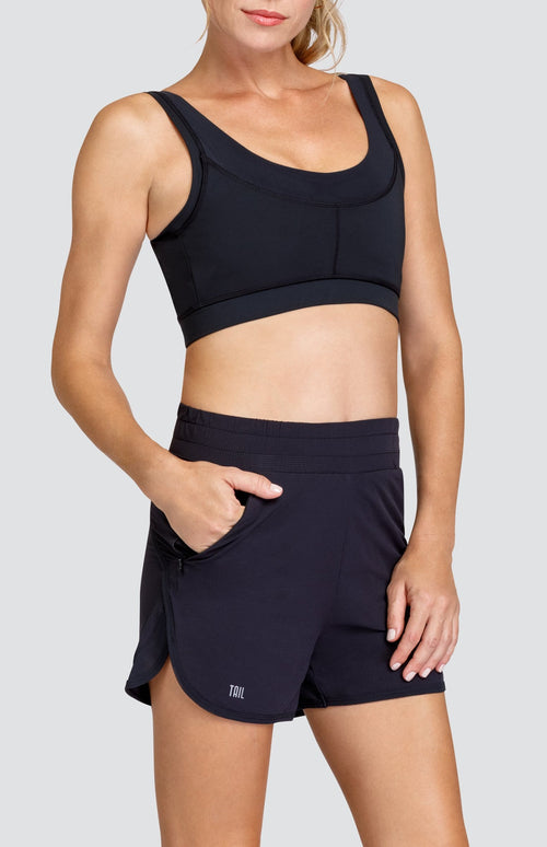 Laurent Sports Bra - Onyx Black