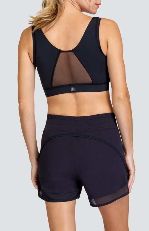 Laurent Sports Bra - Onyx Black