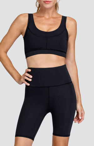 Laurent Sports Bra - Onyx Black