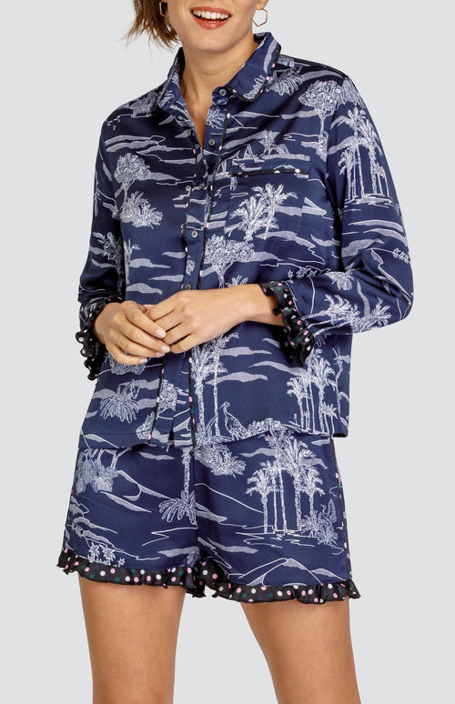 Hepburn Top - Oasis Toile - FINAL SALE