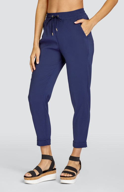 Hadid 26" Jogger Pant - Navy Blue - FINAL SALE