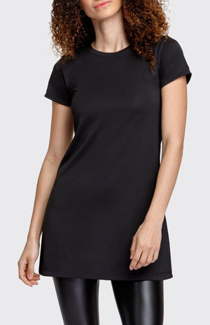 Vadim 33" Tunic Dress - Noir - FINAL SALE