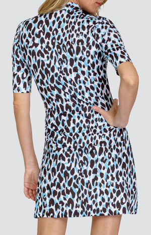 Halston 36.5" Dress - Leopard Coast