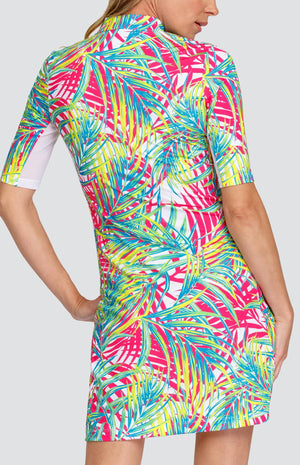 Dee Dress - Palm Isles-Fuchsia - FINAL SALE