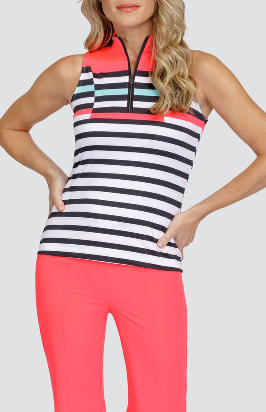 Monarch Top - Offset Stripe