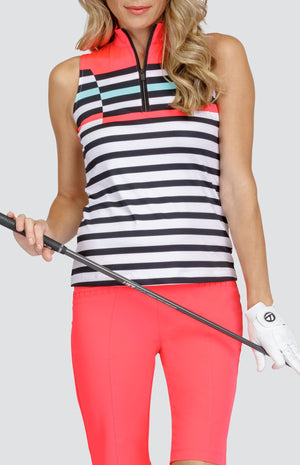 Monarch Top - Offset Stripe