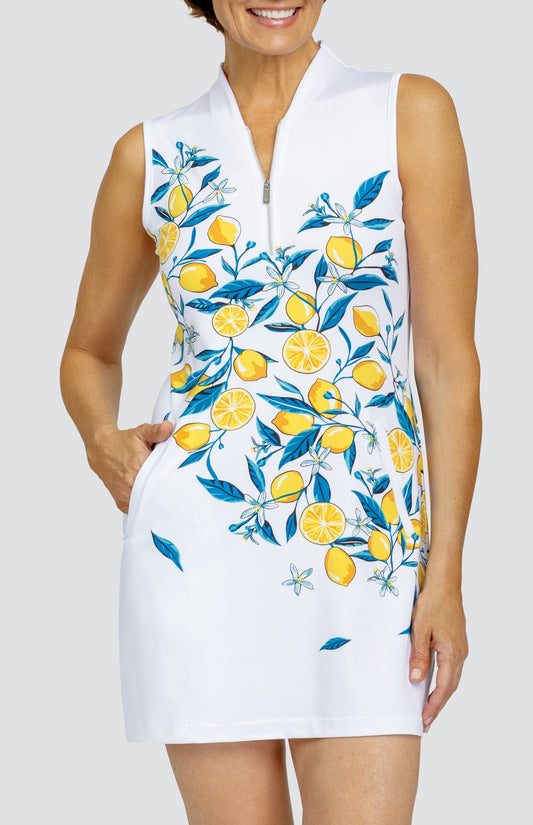 Larimar 35" Dress - Lemon Drop