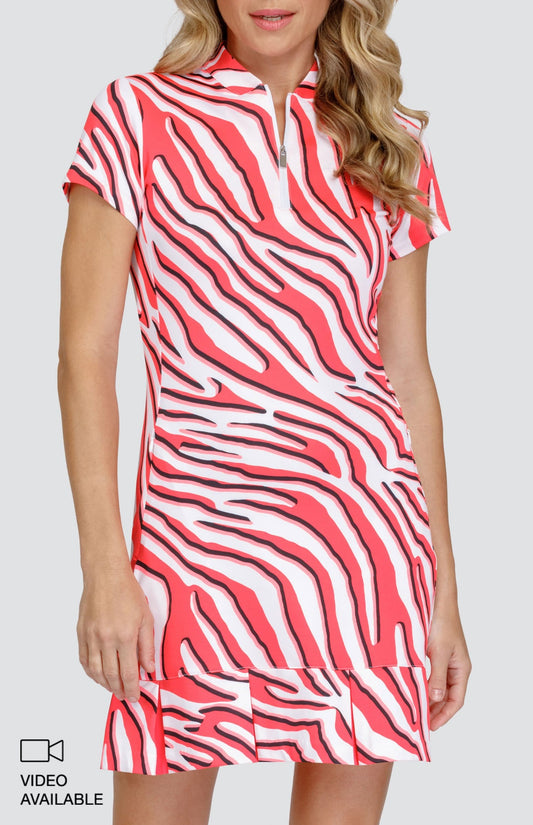 Stell Dress - Zebra Frill