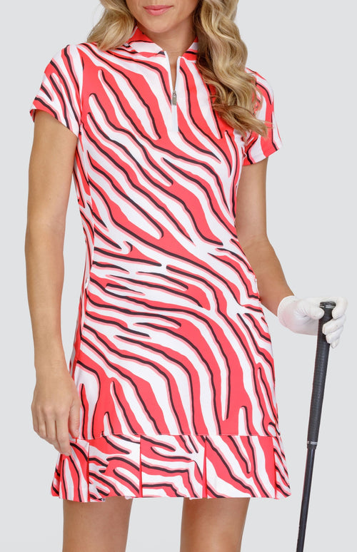 Stell Dress - Zebra Frill