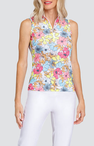 Adriana Top - Sunset Blooms