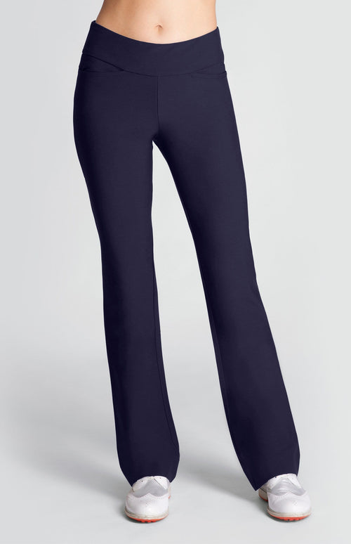 Mulligan Night Navy Boot Cut Pant