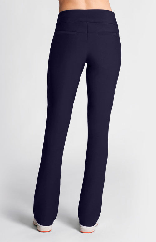 Mulligan Night Navy Boot Cut Pant
