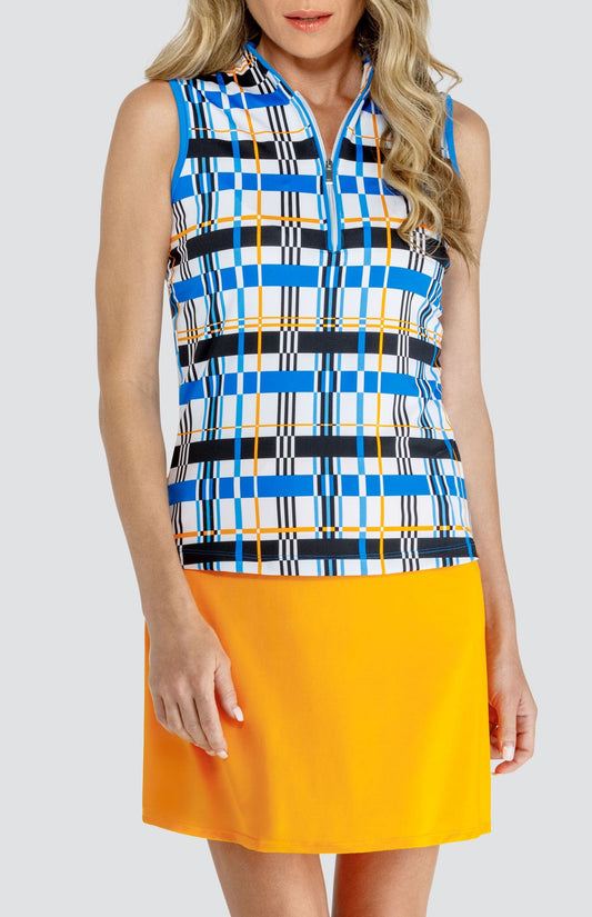 Shylah Top - Matrix Grid