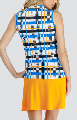 Shylah Top - Matrix Grid