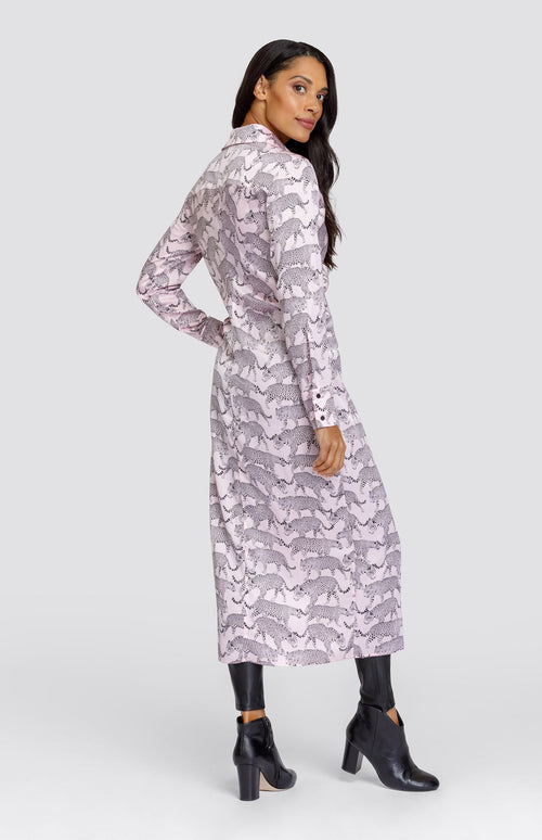 Morris 49" Shirt Dress - Leopard Parade - FINAL SALE