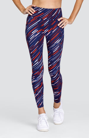 Pauline 27" Leggings - Cascade Stripe